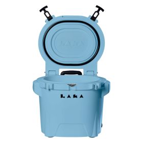 LAKA Coolers 30 Qt Cooler w/Telescoping Handle &amp; Wheels (Color: Blue)