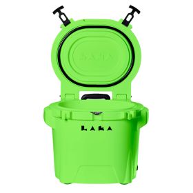 LAKA Coolers 30 Qt Cooler w/Telescoping Handle &amp; Wheels (Color: Lime Green)