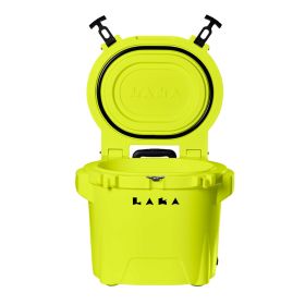 LAKA Coolers 30 Qt Cooler w/Telescoping Handle &amp; Wheels (Color: Yellow)